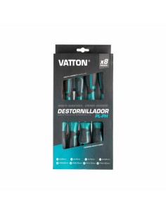 Vatton Flat/Phillips Screwdriver 8 Pieces Magnetic Tip 2