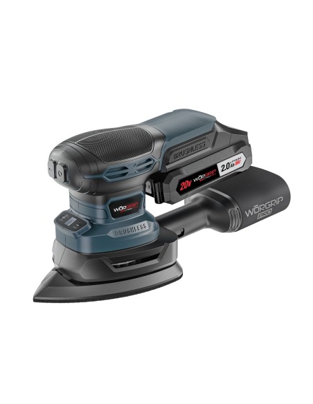 Mouse WorGrip Sander 20V Brushless Battery 2Ah