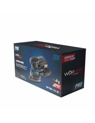Mouse WorGrip Sander 20V Brushless Battery 2Ah