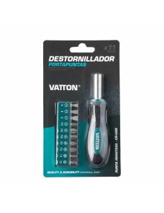 Vatton Screwdriver Bit Holder 11 Pieces Chrome Vanadium 2