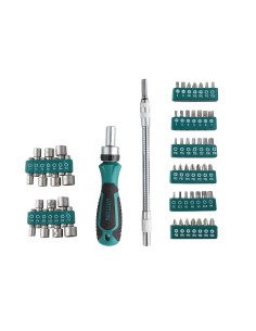 Vatton Screwdriver Chuck Ratchet 58 Pieces Chrome Vanadium