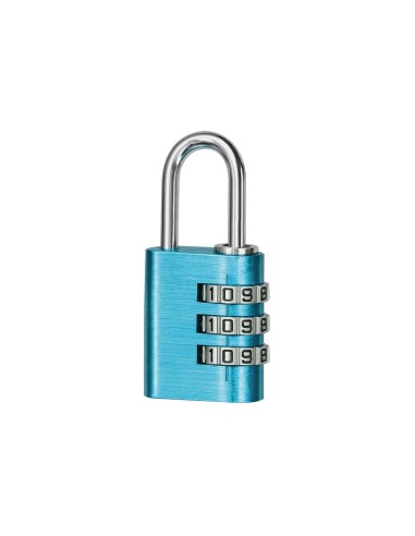 Handlock Combination Lock 3 Numbers 30mm Blue