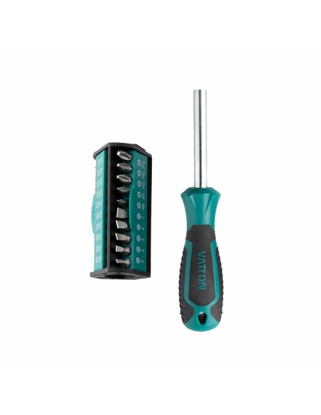 Vatton Screwdriver 31 Piece Bit Holder Chrome Vanadium