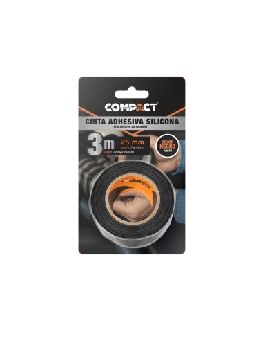 Schwarz 3M Compactfix Silikonklebeband