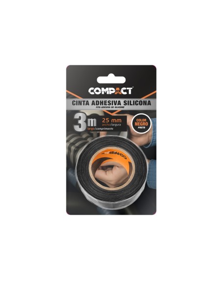 Schwarz 3M Compactfix Silikonklebeband
