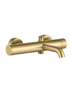 Monomando Baignoire Capri Or Finition PVD avec Flexo et Douche à Main
