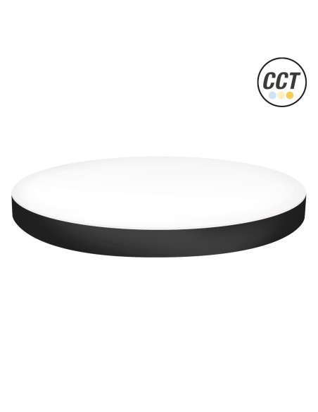 Round LED Ceiling Surface Black 300mm 24W CCT