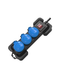 Onlex 3 Socket Base IP54 with Switch and 1.5m Cable