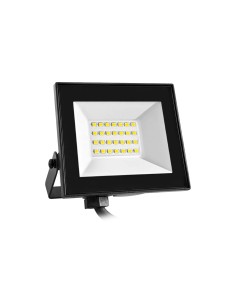 Proyector LED plano negro Matel 20W IP65
