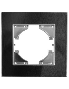 Onlex Black Aluminum Recessed Frame 1 Element