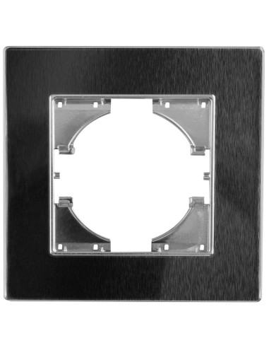 Onlex Schwarz Aluminium Einbaugerüst 1 Element