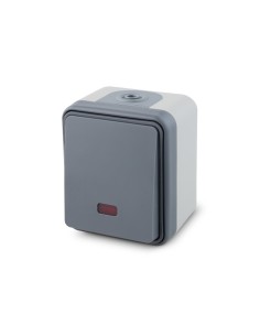 S-Surface Push Button Bell Light IP54 250V