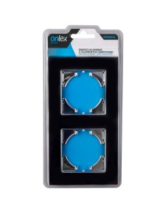 Black Onlex Aluminum Surface-Mount Frame 2 Horizontal Elements 2