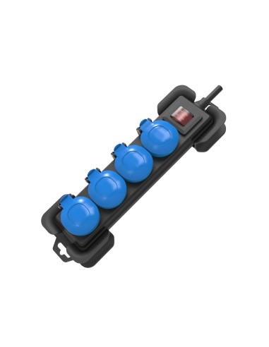 Onlex 4-socket IP54 power base with switch and 1.5m cable