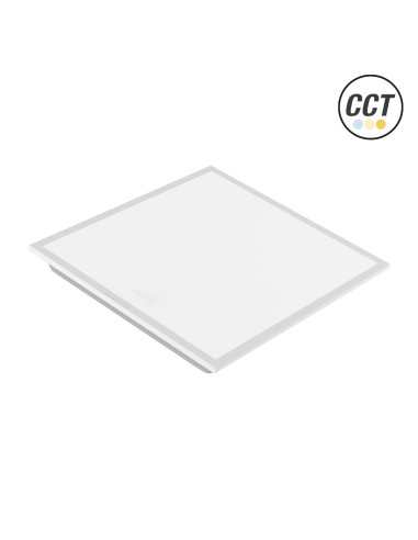 Panel LED Aluminio Blanco 60x60cm 20-30-40W 3CCT