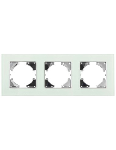 Onlex Natural Crystal Recessed Frame 3 Elements