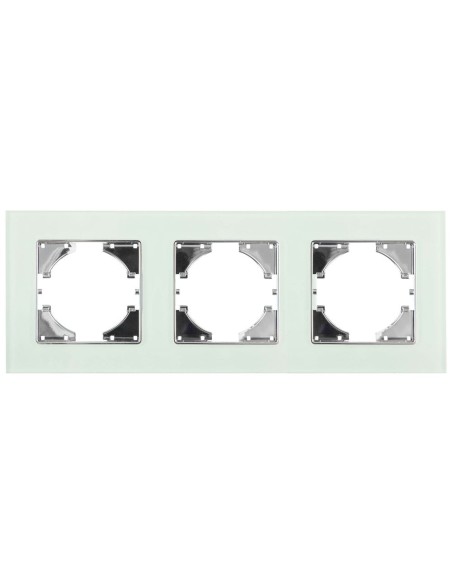 Einbaugerüst mit natürlichem Onlex-Glas, 3 Elemente