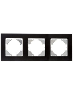 Marco Aluminio Negro Onlex 3 Elementos Horizontal