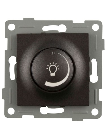Graphite recessed dimmer switch regulator 500W