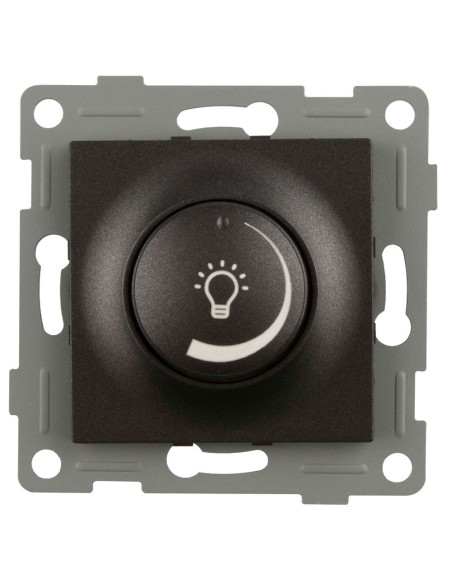 Encastrer régulateur commutateur LED graphite 500W