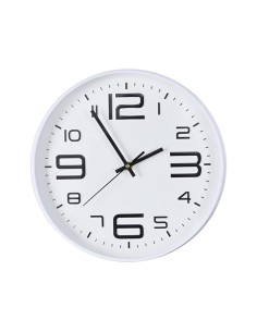 Relógio de Parede Redondo Branco 30cm Küken