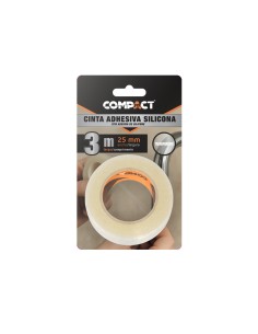 Transparente Silikonklebeband 3M Compactfix 2