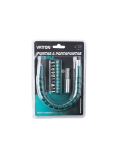 Vatton Flexible Screwdriver Bit Set with Holder 12 Pieces 2