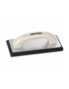 Vatton 240x100mm Rubber Rectangular Trowel with Plastic Handle