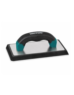 Vatton 240x100mm Rubber Rectangular Trowel with Ergonomic Handle