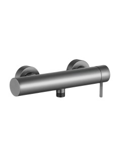 Monomando Ducha CAPRI Titane PVD avec Flexe et Support