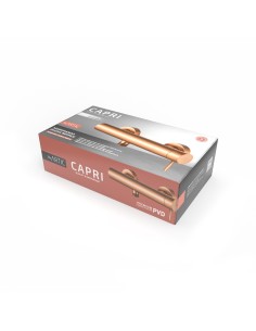 Monomando de chuveiro CAPRI PVD bronze com flexo e suporte 2