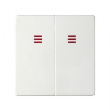 Grupo 2 teclas con luminoso blanco SIMON 82025-30