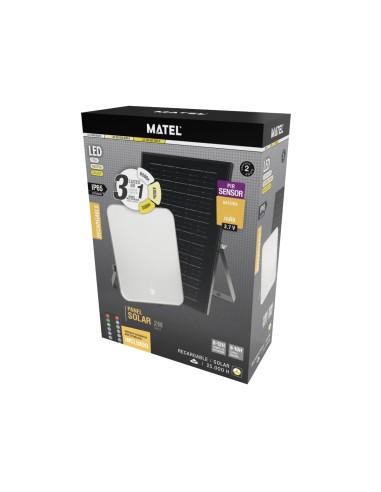 Proyector LED Solar Matel 200W IP65 Sensor PIR 3CCT