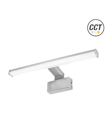 LED Mirror Matte Chrome Fitting 40cm IP44 7W