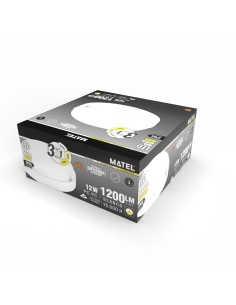 Matten runder weißer Außen-LED-Scheinwerfer 12W CCT 2