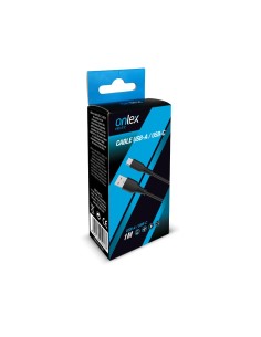 Onlex USB-C Ladekabel 1m Schwarz 2