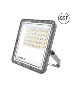 Gray Flat LED Projector 30W 3CCT 2
