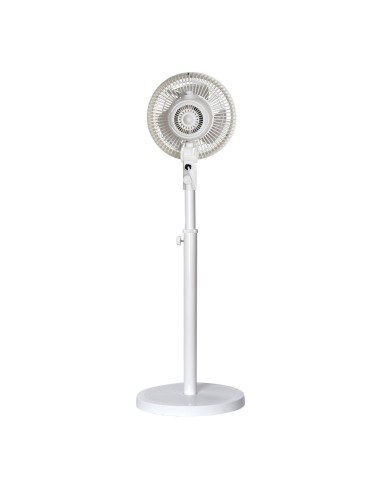 Küken Adjustable Stand Fan 65W White with Oscillating Head