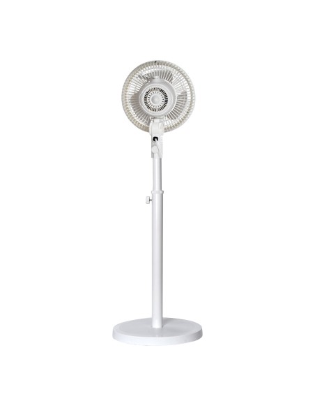 Küken Adjustable Stand Fan 65W White with Oscillating Head