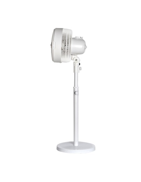 Küken Adjustable Stand Fan 65W White with Oscillating Head