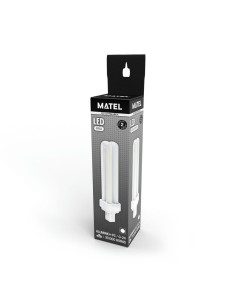 LED PLC Matte G24 11W Cold Light with Instant On 2