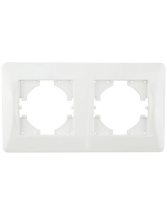 Cadre blanc horizontal pour encastrer 2 éléments ONLEX