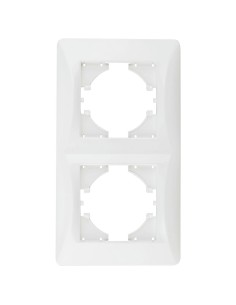 Vertical White Inset Frame 2 Elements Onlex Series