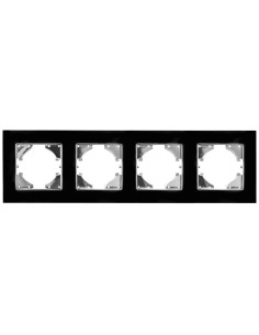 Onlex Black Crystal Recessed Frame 4 Elements