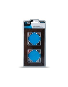 Onlex Brown Aluminum Recessed Frame 2 Horizontal Elements 2