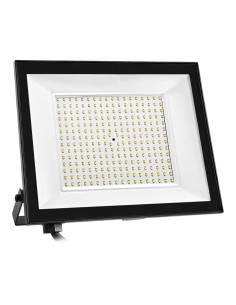 Flat Black Matel LED Projector 100W Warm Light IP65