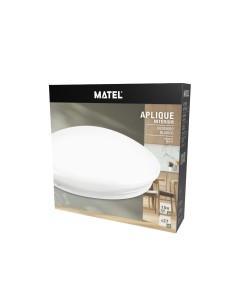 Round White Matel LED Fixture 330mm with Double E27 Socket 2