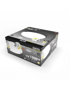 Matten runder schwarzer Außen-LED-Scheinwerfer 12W CCT 2