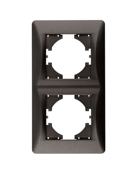 Cornice da incasso verticale Grafite Onlex 2 Elementi