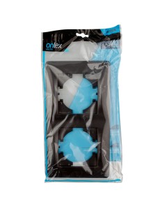 Cadre d'encastrement vertical Graphite Onlex 2 Éléments 2